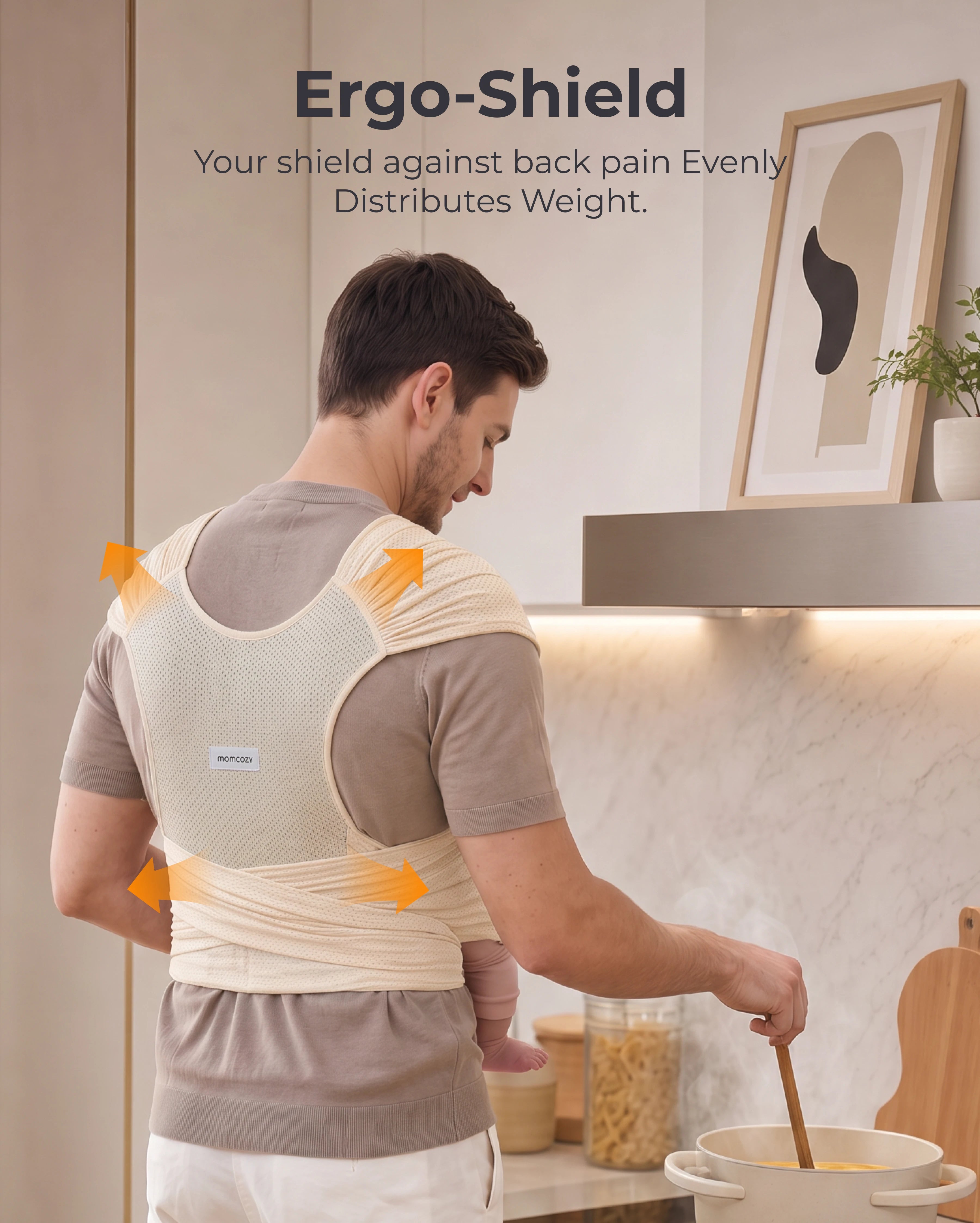SnapLite Baby Wrap Carrier for Newborns