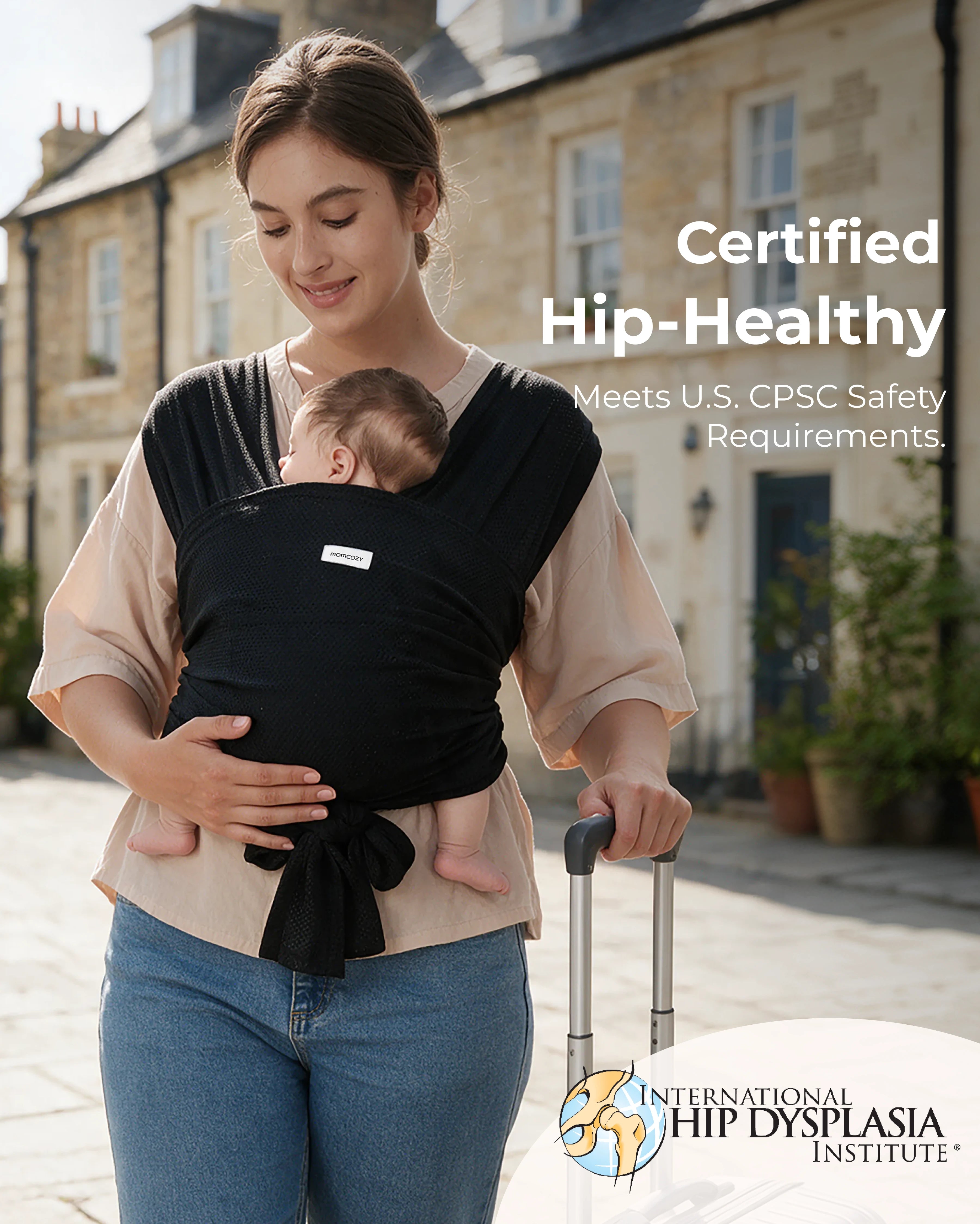 SnapLite Baby Wrap Carrier for Newborns