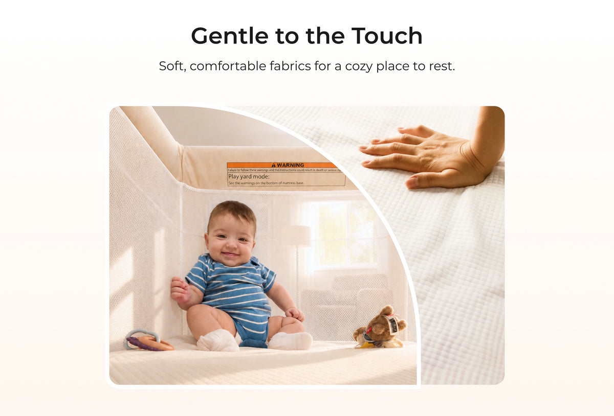 Momcozy One-Click Foldable Baby Playard