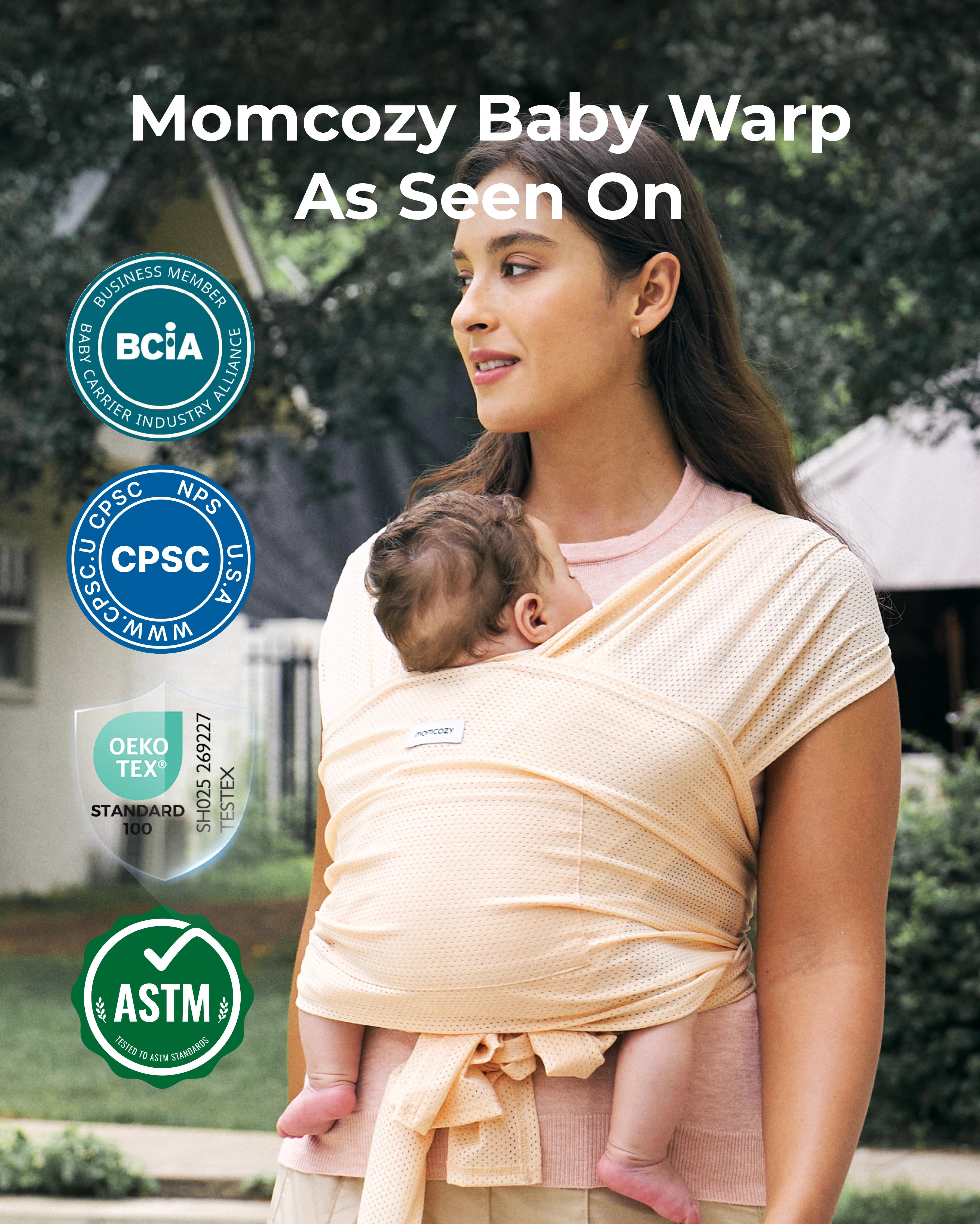 SnapLite Baby Wrap Carrier for Newborns