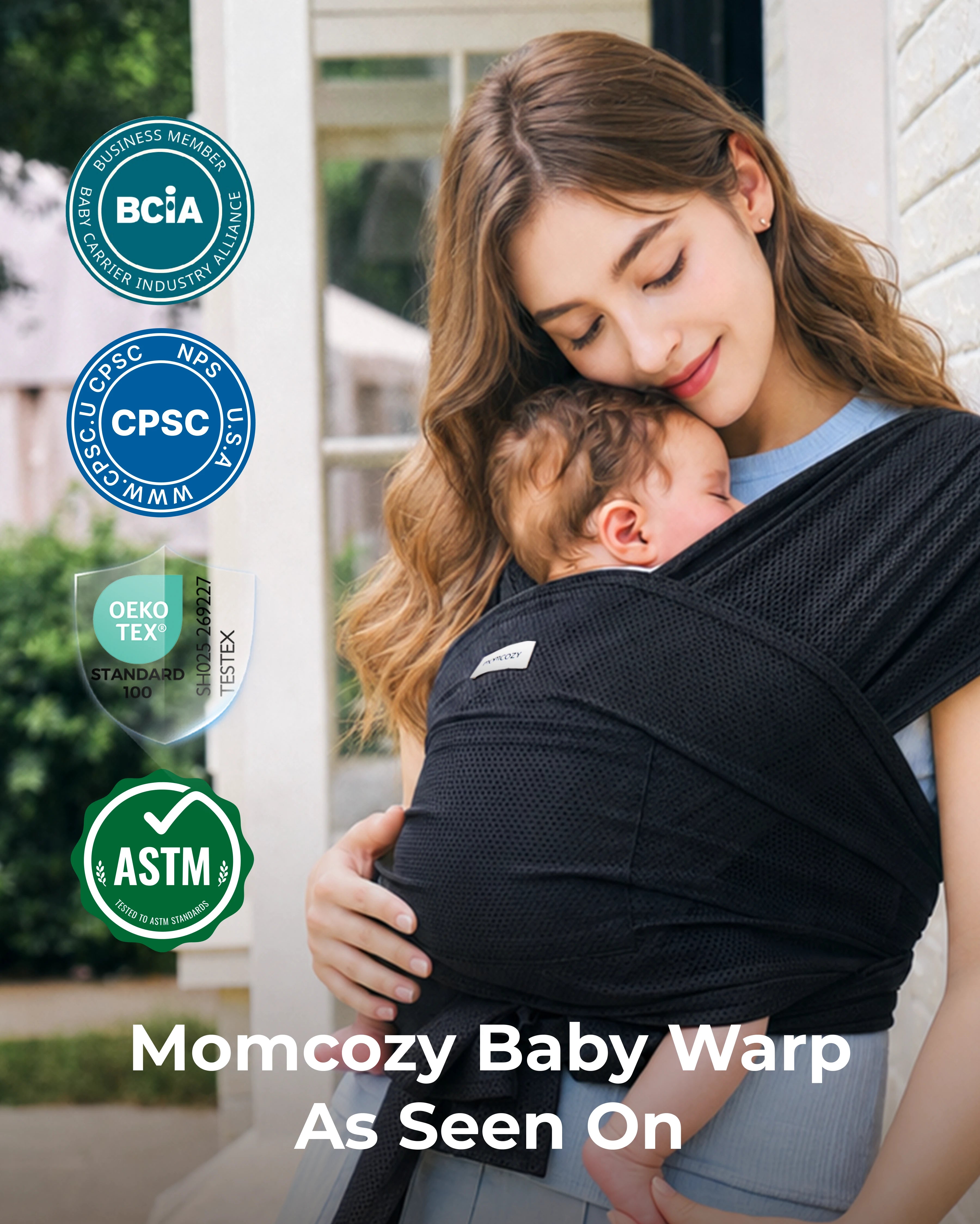 SnapLite Baby Wrap Carrier for Newborns