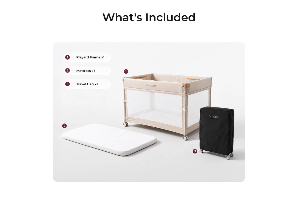 Momcozy One-Click Foldable Baby Playard