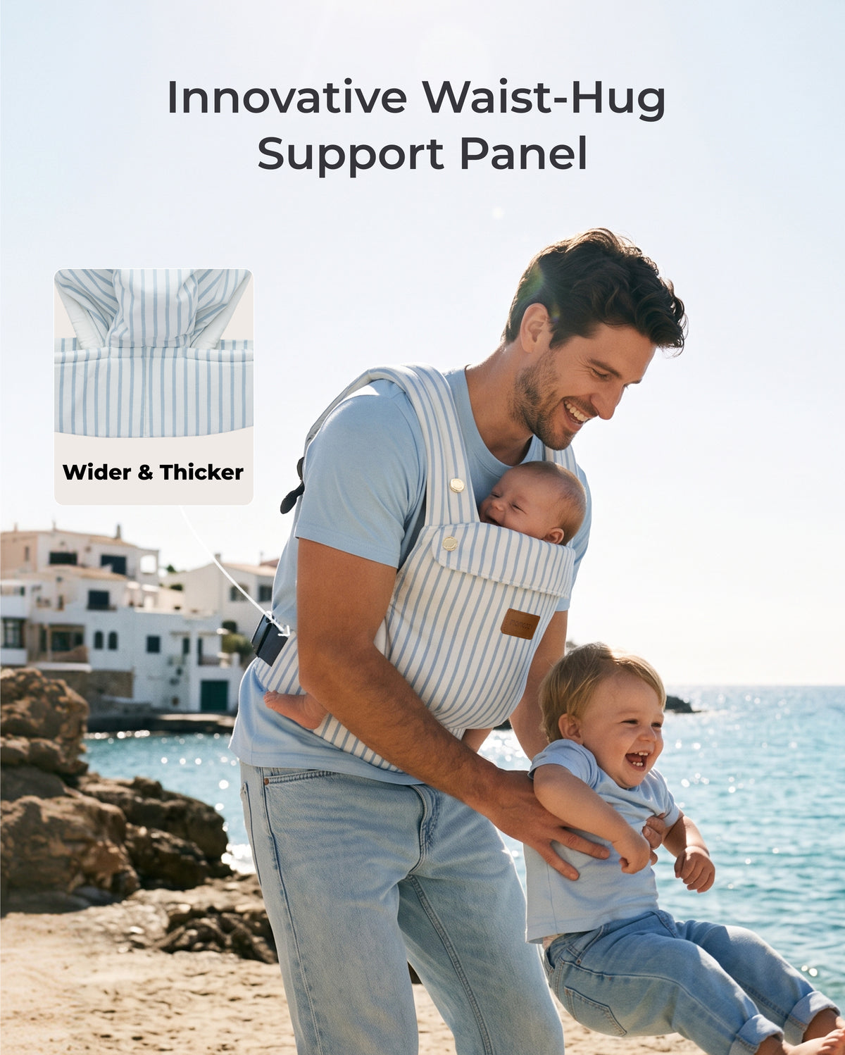 Porte-bébé Momcozy PureHug - Ergonomique, confortable & léger