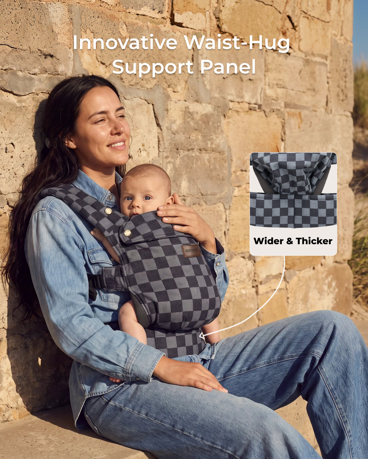 Porte-bébé Momcozy PureHug - Ergonomique, confortable & léger
