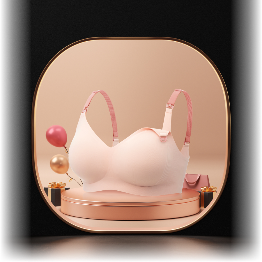 Stylish - Sujetador de lactancia V con tira de gel