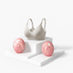 Momcozy Wellness 1 Wearable Breast Pump & Soft U.S. Cotton Seamless Maternity Bra Bundle