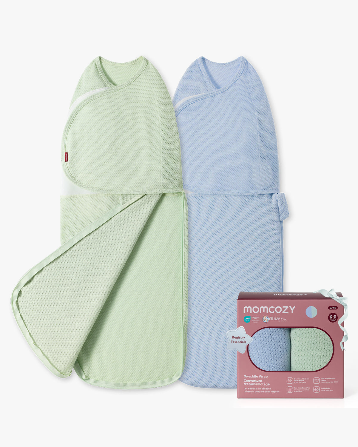 Breathable Newborn Swaddle for Cooler, Comfier Sleep