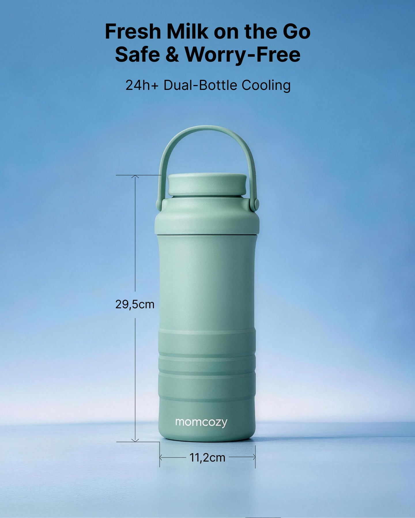Pack Nomade : Chauffe-biberon Portable + Glacière à lait 650 ml