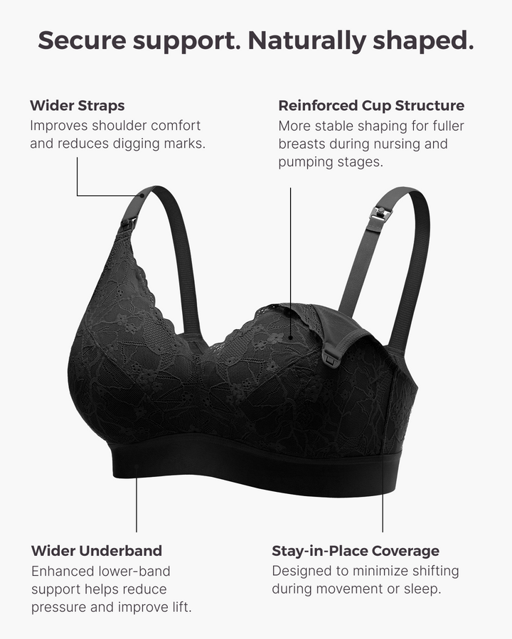 Soft Lace V-Neck nursing bra