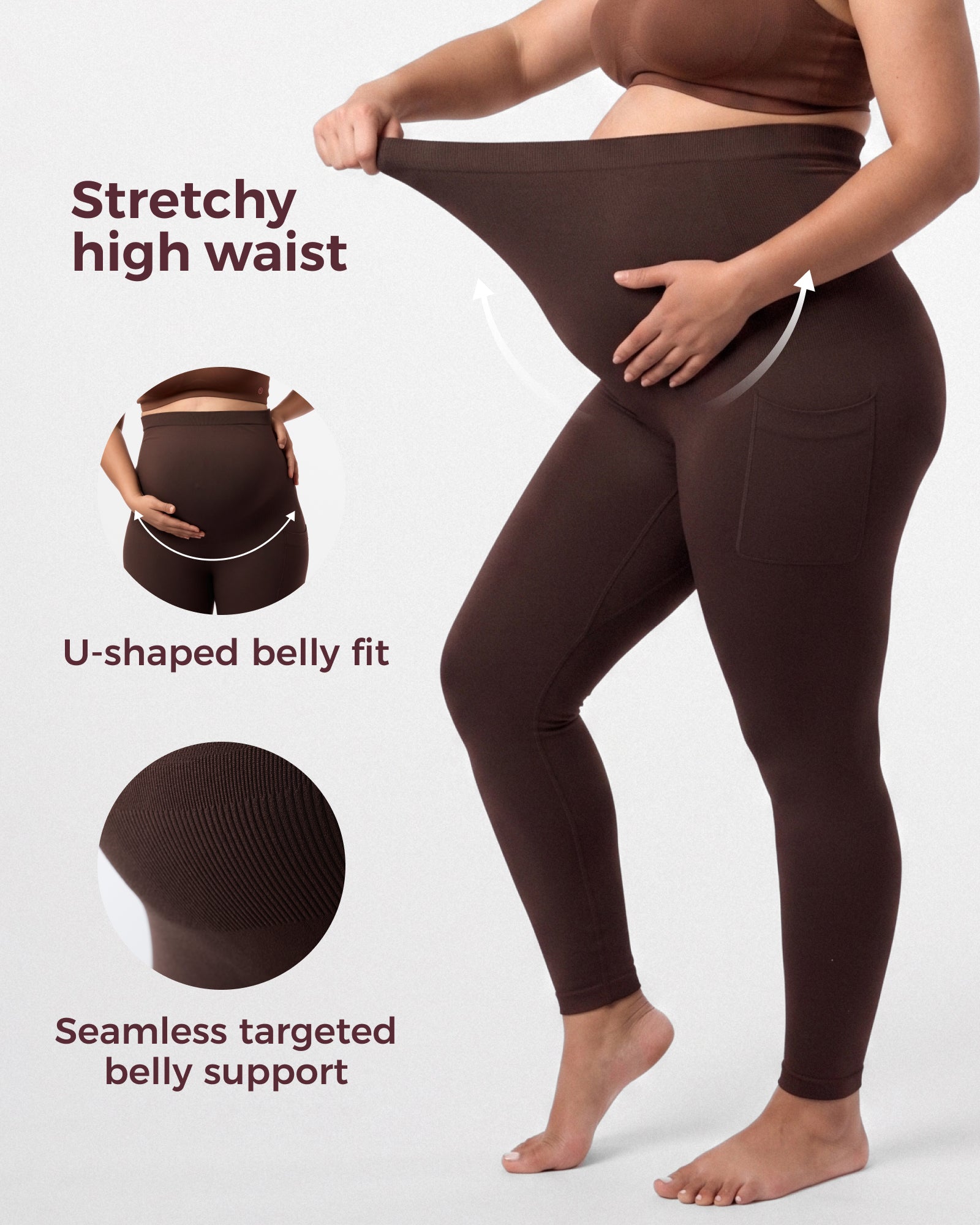Maternity Leggings Over The Belly Maternity Yoga Pants