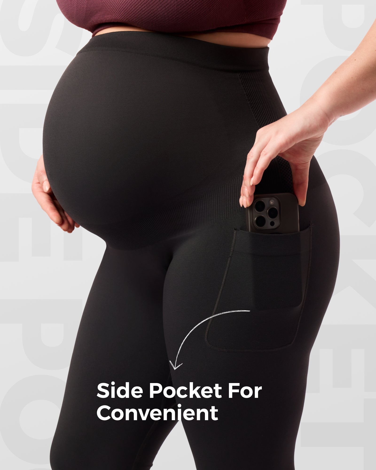 Maternity Leggings Over The Belly Maternity Yoga Pants