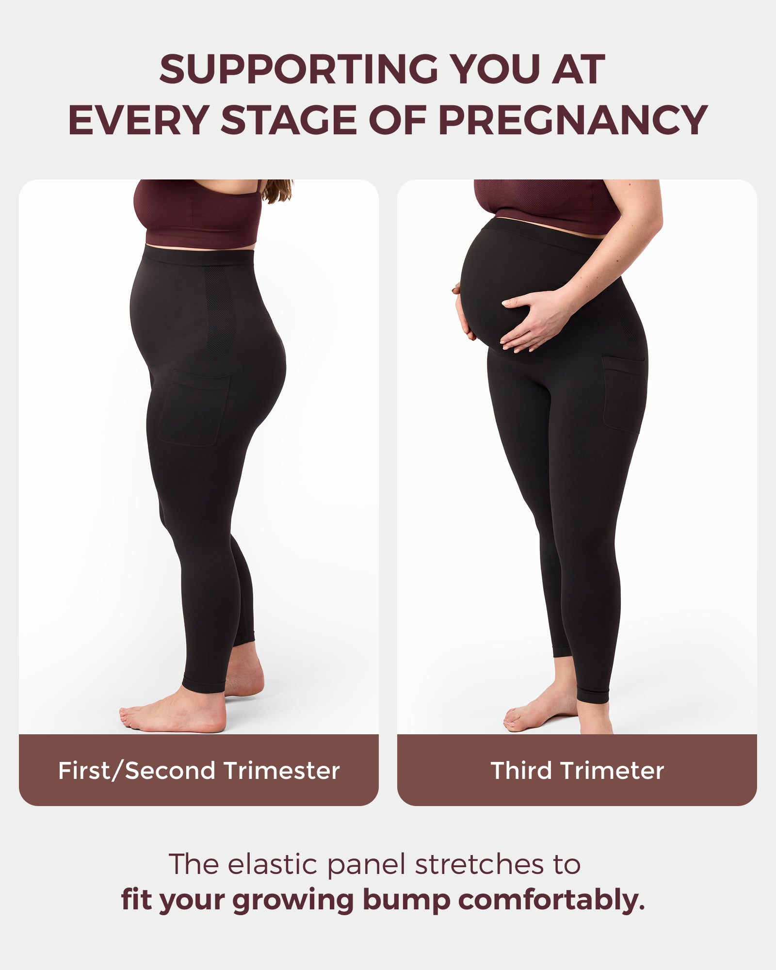 Maternity Leggings Over The Belly Maternity Yoga Pants