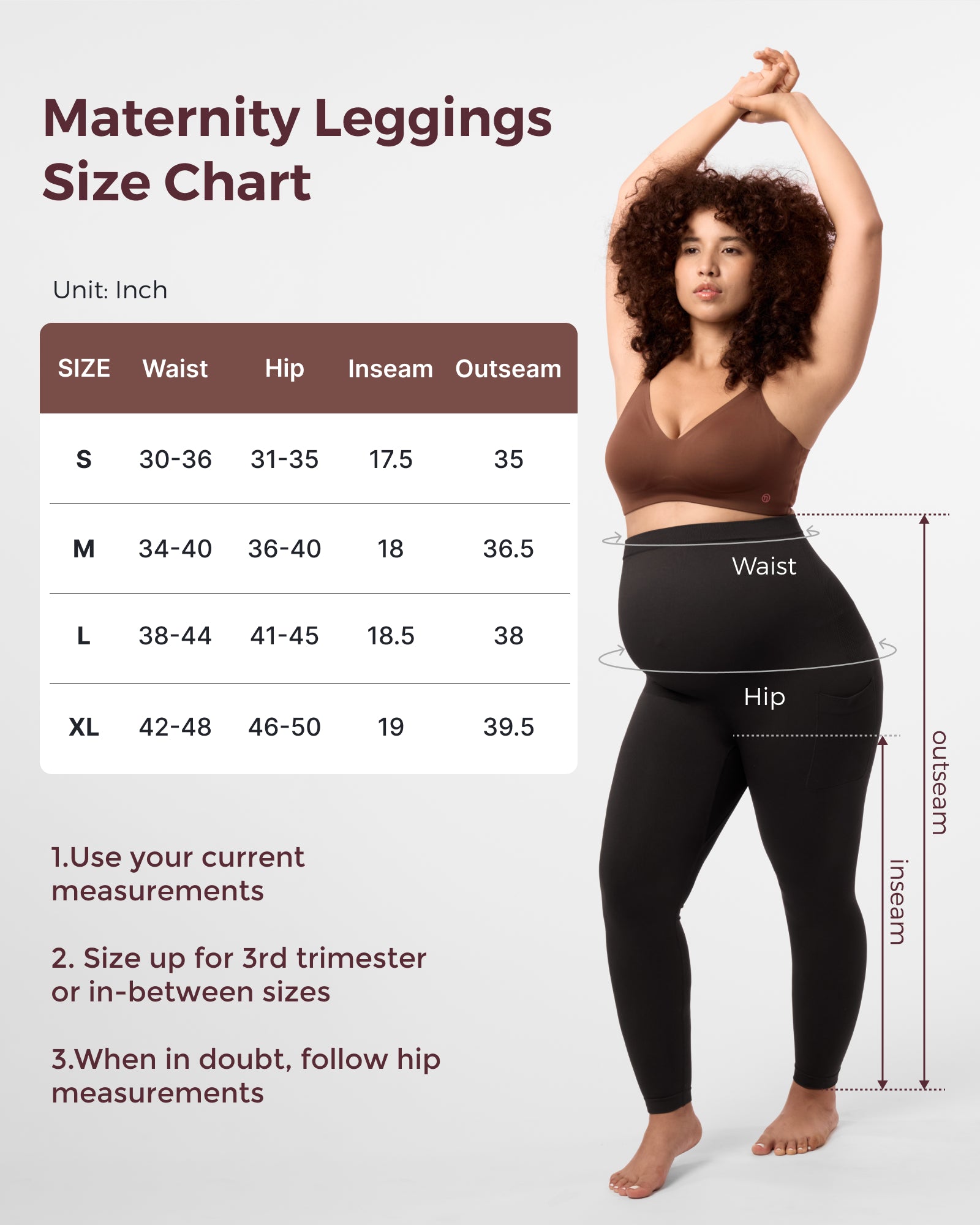 Maternity Leggings Over The Belly Maternity Yoga Pants