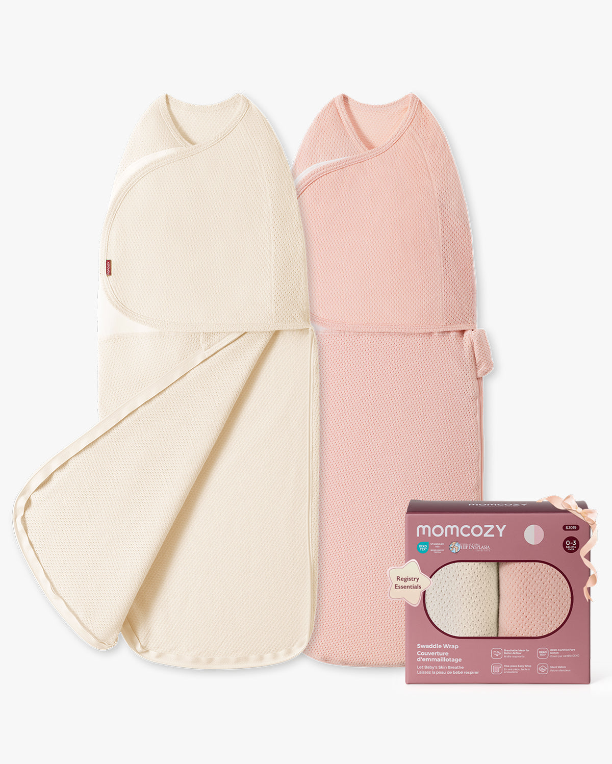 Momcozy Breathable Airflow Swaddle for 0-3M