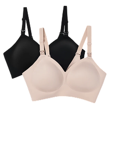 Ultra-Soft Nursing Bra (2-Pack)