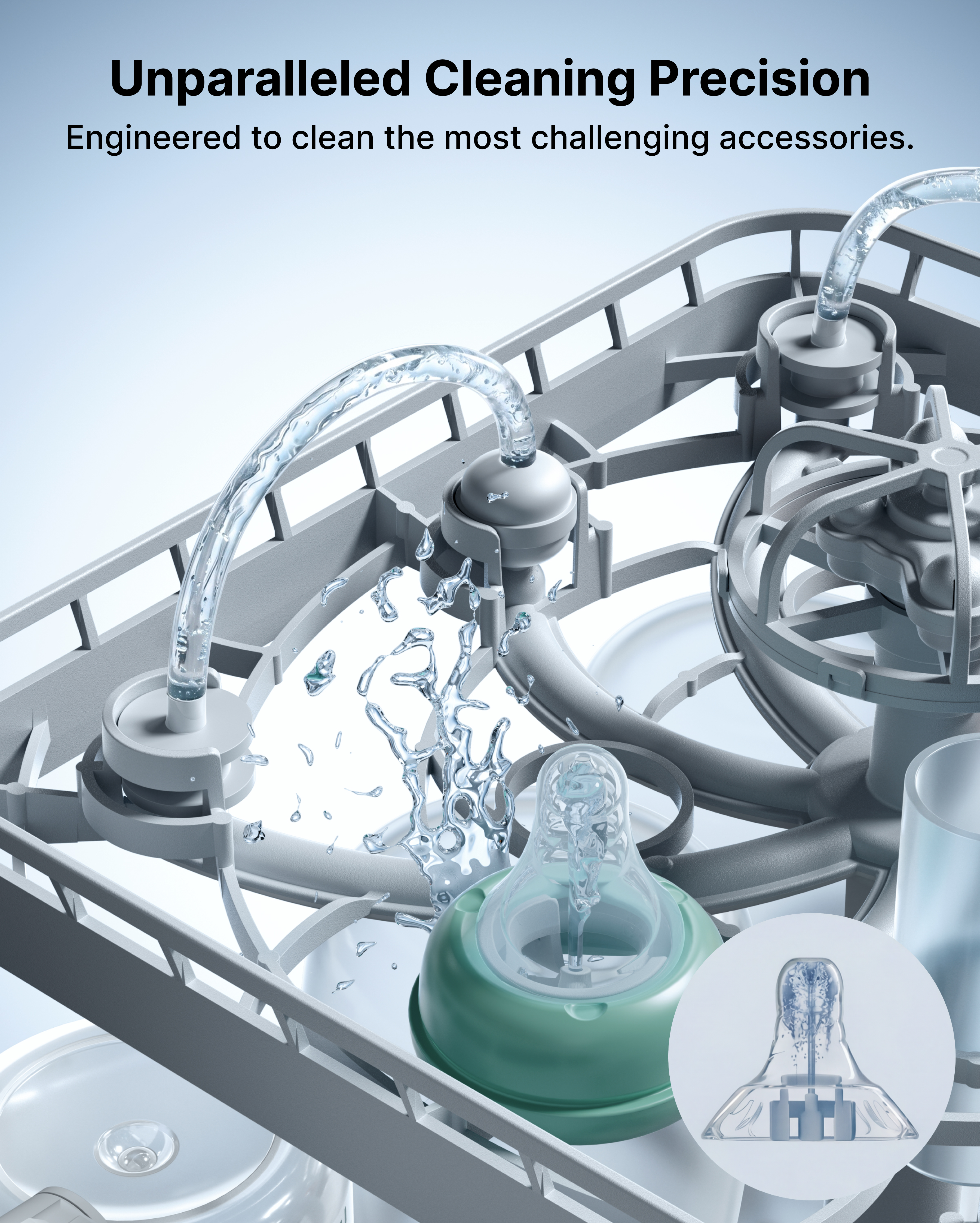 Pre-order: Momcozy DeepClean Baby Bottle Washer (D8)