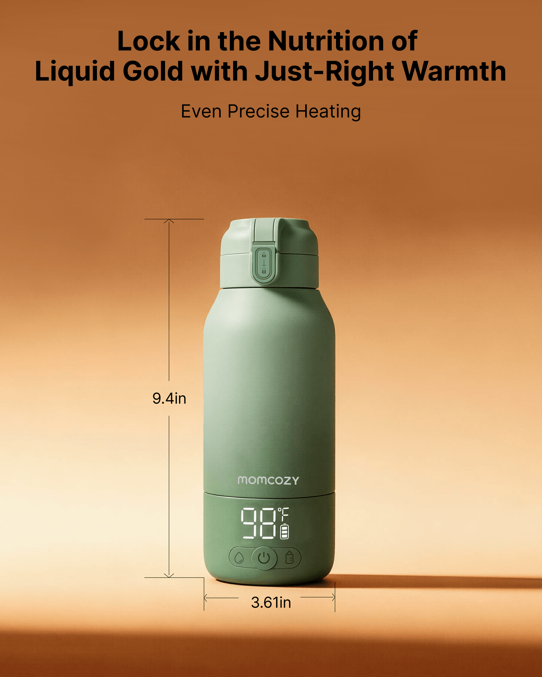 Przenośny Podgrzewacz do Mleka + Chłodziarka 22oz - Zestaw w Biegu