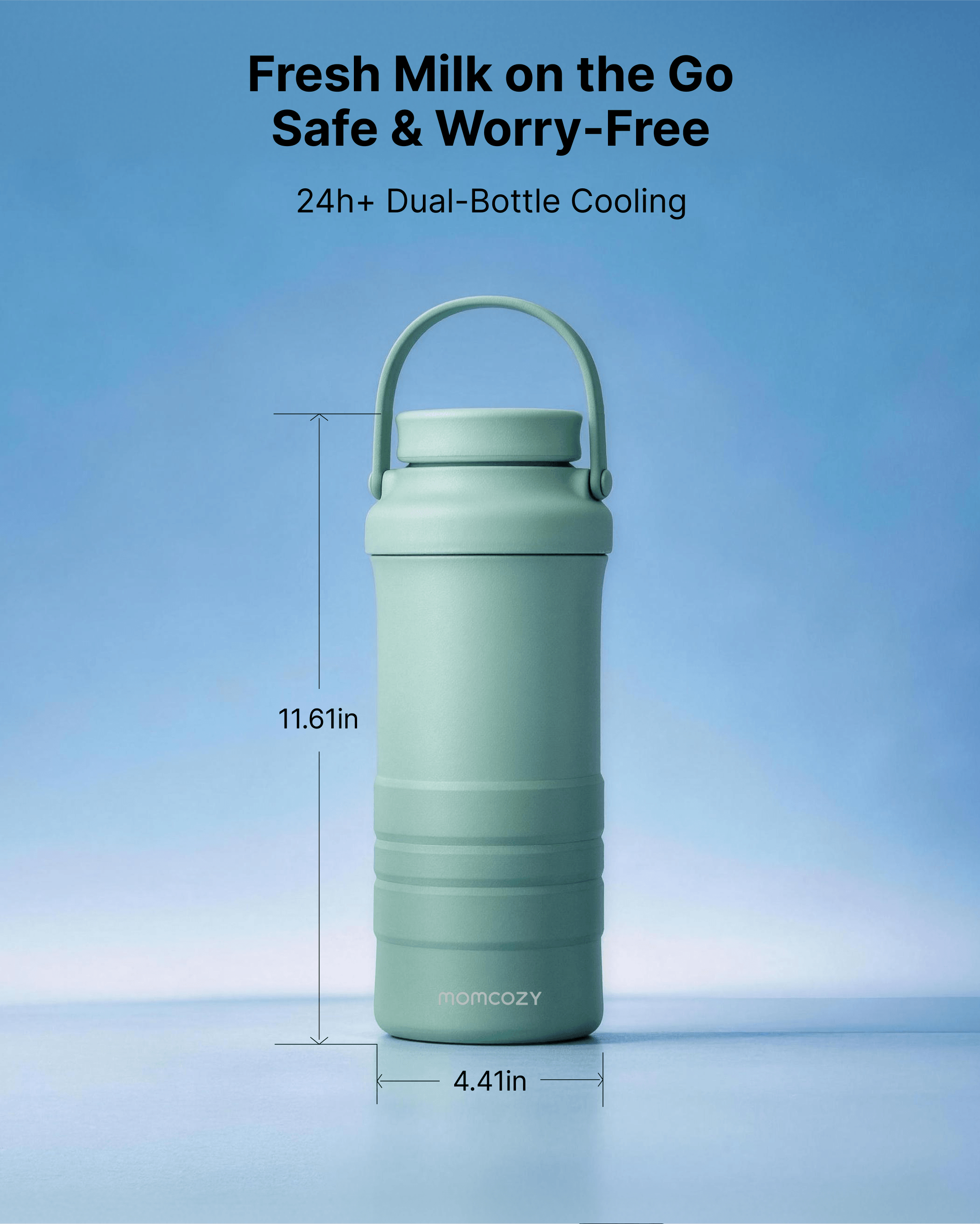 Przenośny Podgrzewacz do Mleka + Chłodziarka 22oz - Zestaw w Biegu