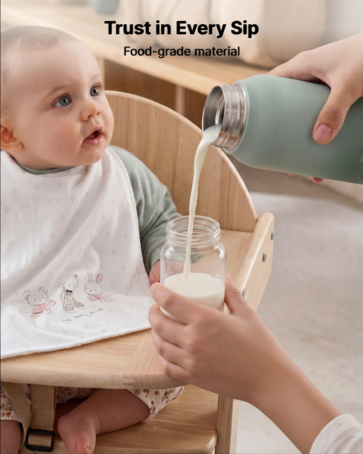 Przenośny Podgrzewacz do Mleka + Chłodziarka 22oz - Zestaw w Biegu