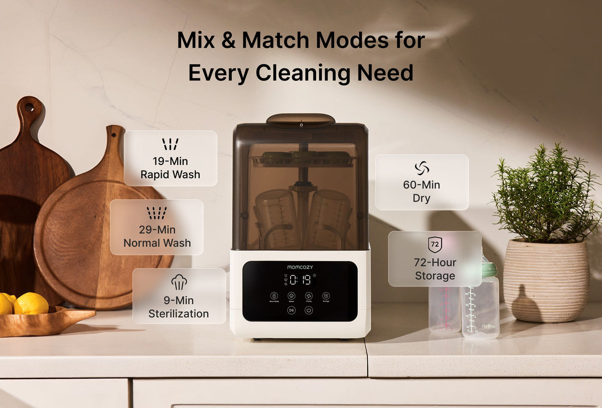 Pre-order: Momcozy DeepClean Lite Baby Bottle Washer and Sterilizer
