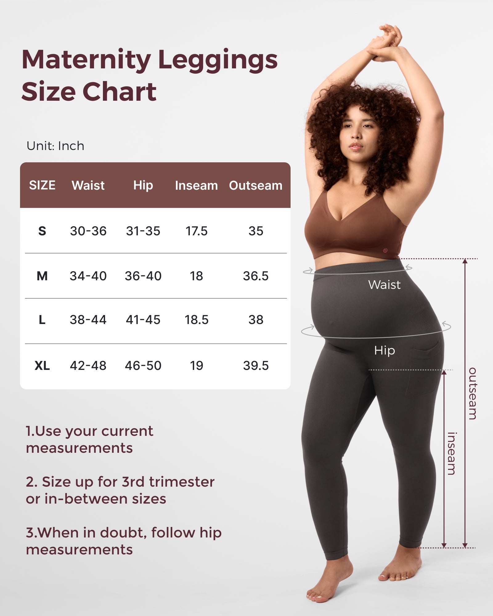 Maternity Leggings Over The Belly Maternity Yoga Pants
