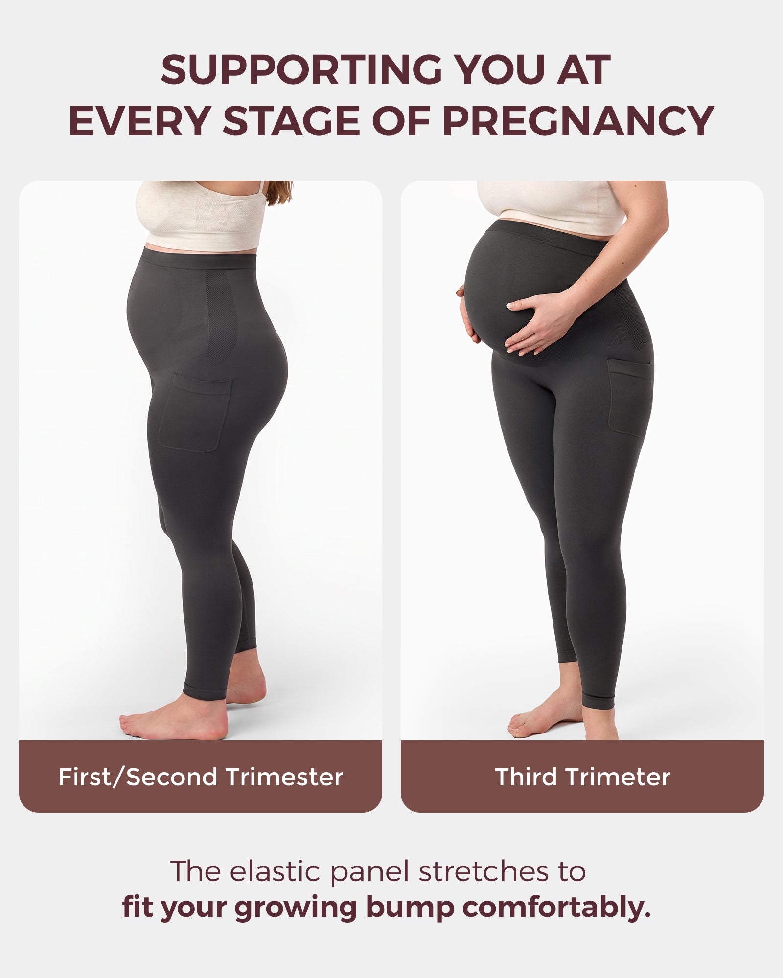 Maternity Leggings Over The Belly Maternity Yoga Pants