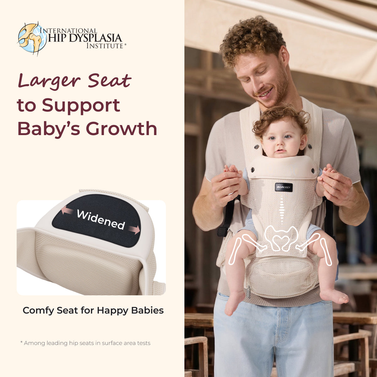 2-In-1 Hip Seat Baby Carrier