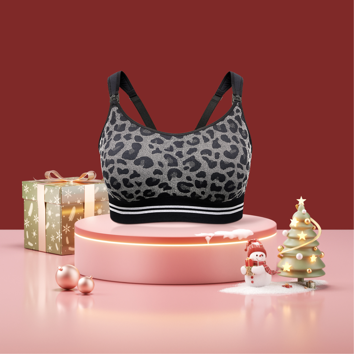 DEX - 4-in-1 Hands Free Seamless Stretch Fabric Pumping Bra-HF022