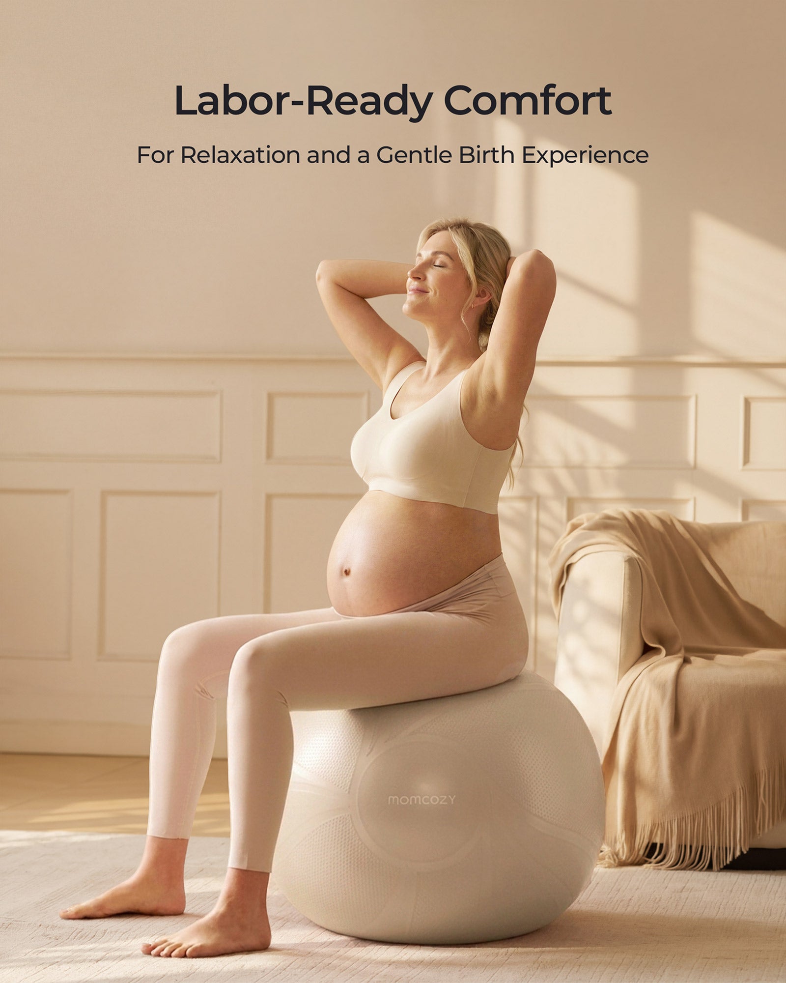 BirthEase Pregnancy Ball  Set— Birthing Ball