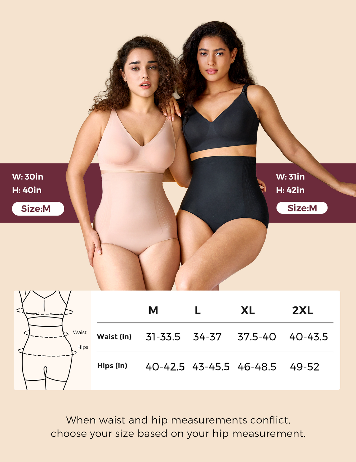 SOLO ACTFIT Culotte Sculptante Femme Invisible Hip Enhancer Rembourrée - Body Tummy Control