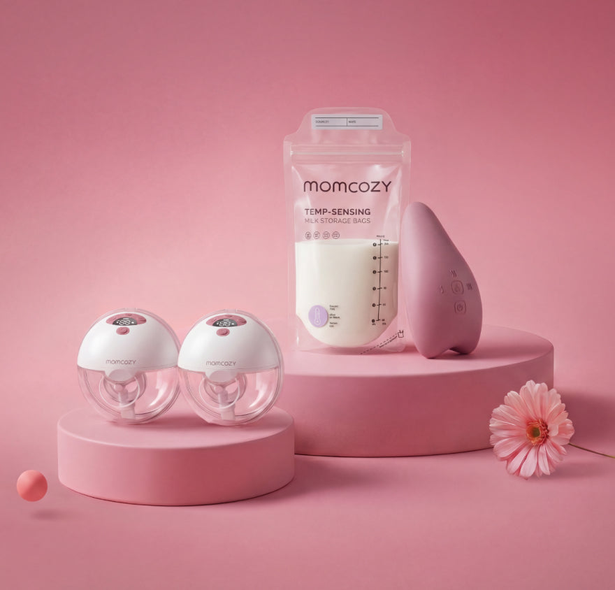 Feeding Bundle: M5 Smart  and  120 Breastmilk Storage Bags and  Lactation Massager