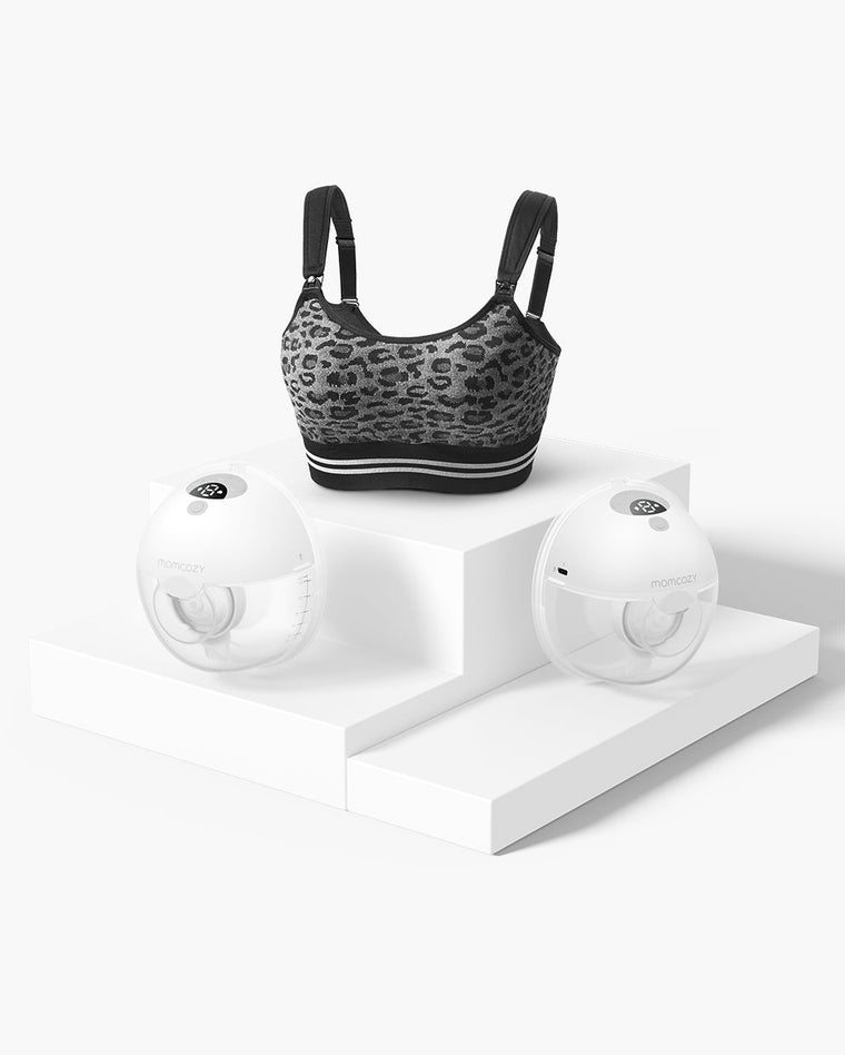 Pack soutien-gorge M5 Smart : tire-lait double M5 Smart et soutien-gorge d’allaitement 4-en-1
