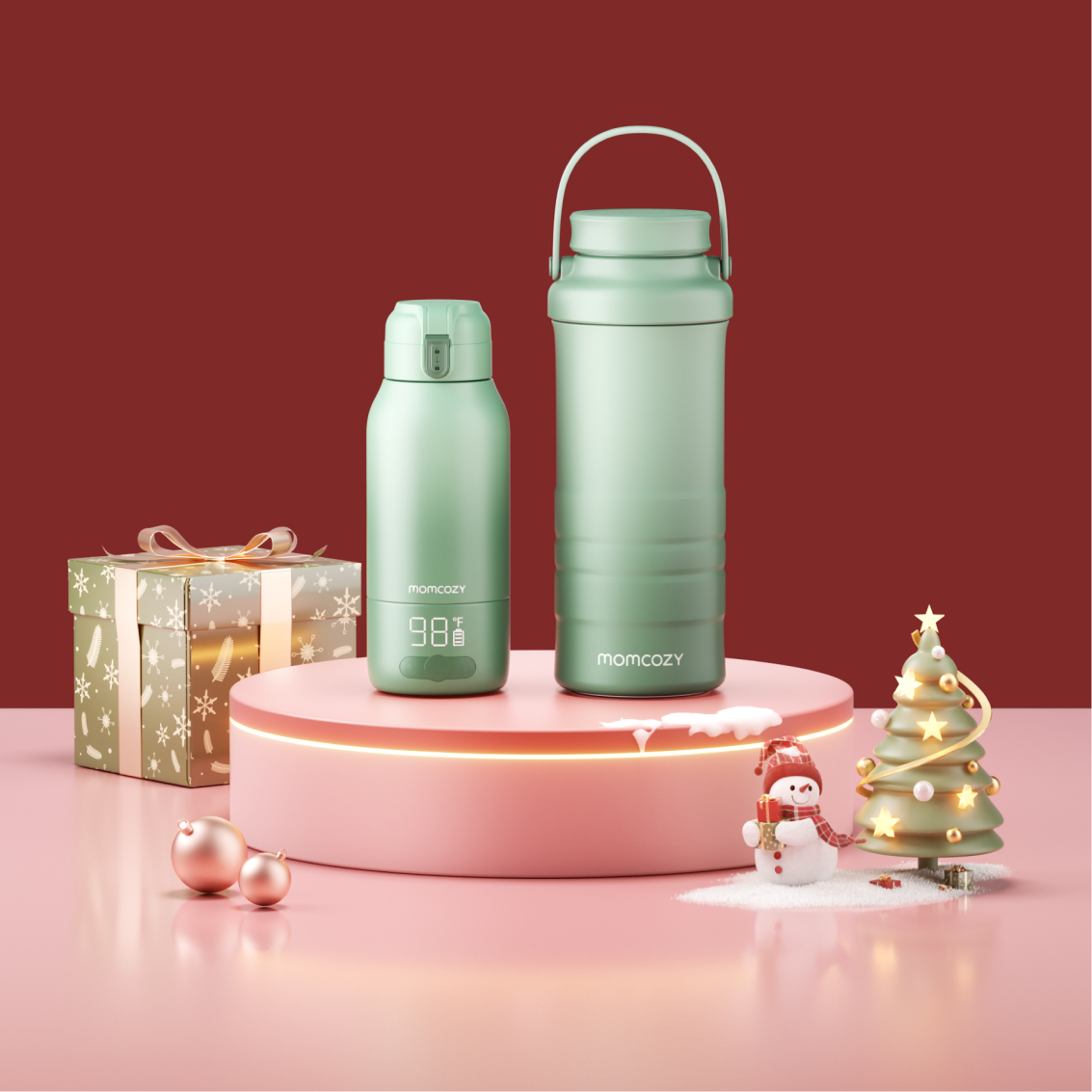 On-the-Go Bundle: Portable Milk Warmer + 22oz Milk Cooler