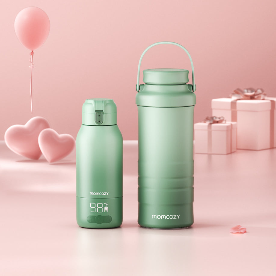 Tragbarer Milchwärmer + 22oz Kühler - On-the-Go Bundle