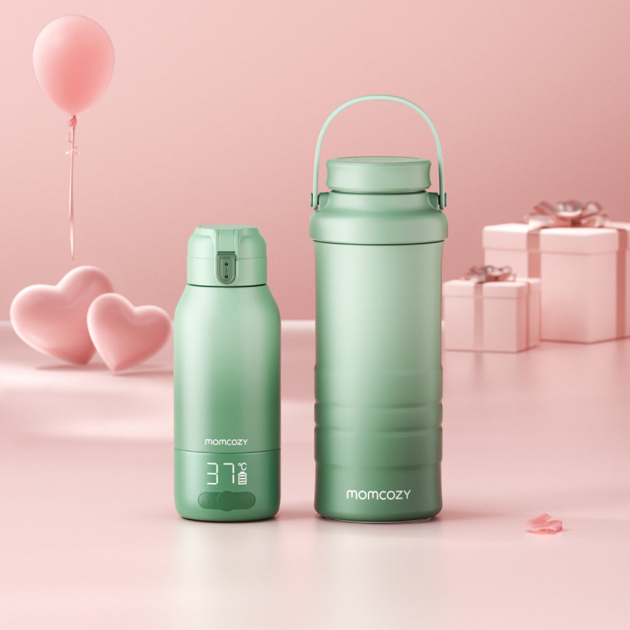 Tragbarer Milchwärmer + 22oz Kühler - On-the-Go Bundle