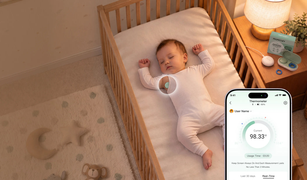 Smart Wearable Baby Thermometer & Signal Booster Set