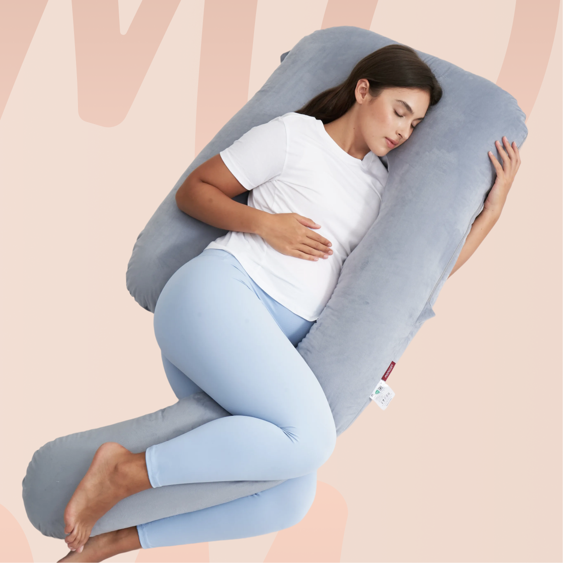 Huggable - Poduszka Ciążowa w Kształcie U