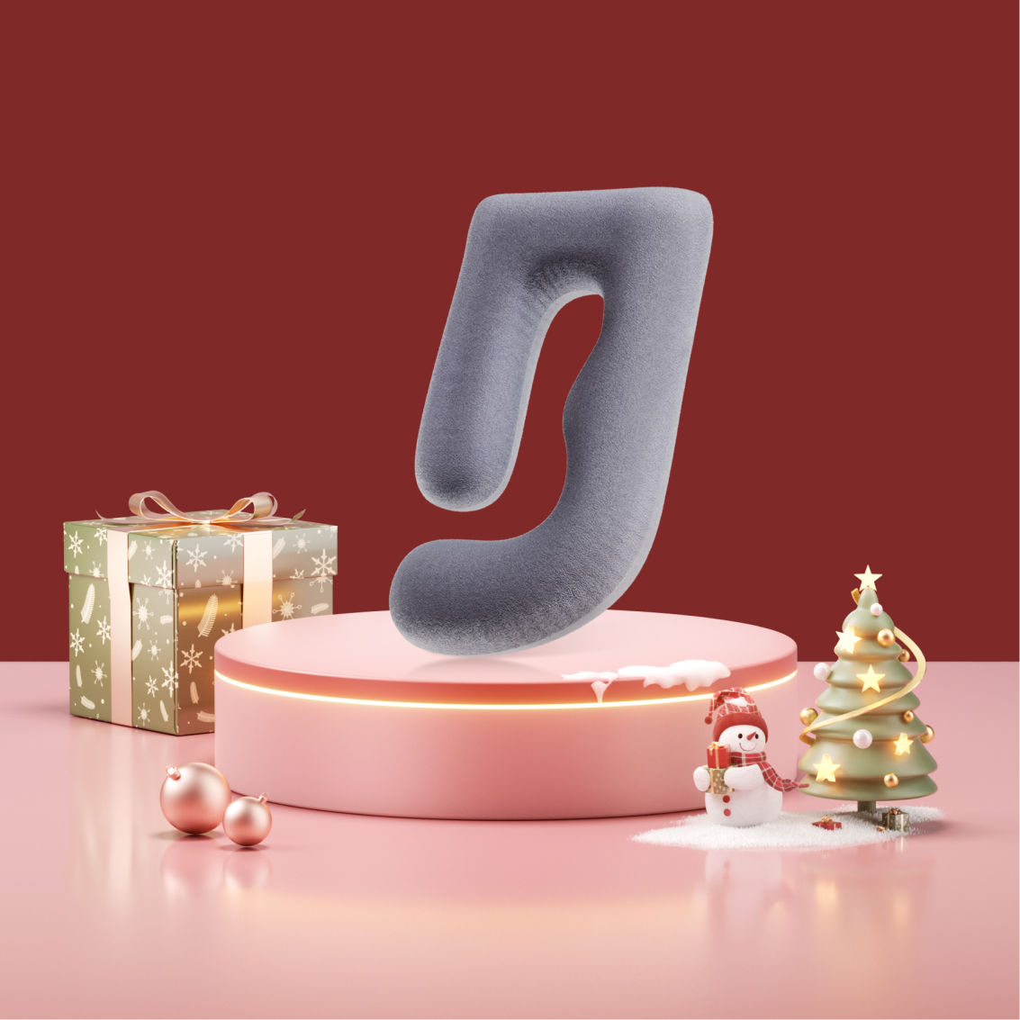 Huggable – U-förmiges Schwangerschaftskissen