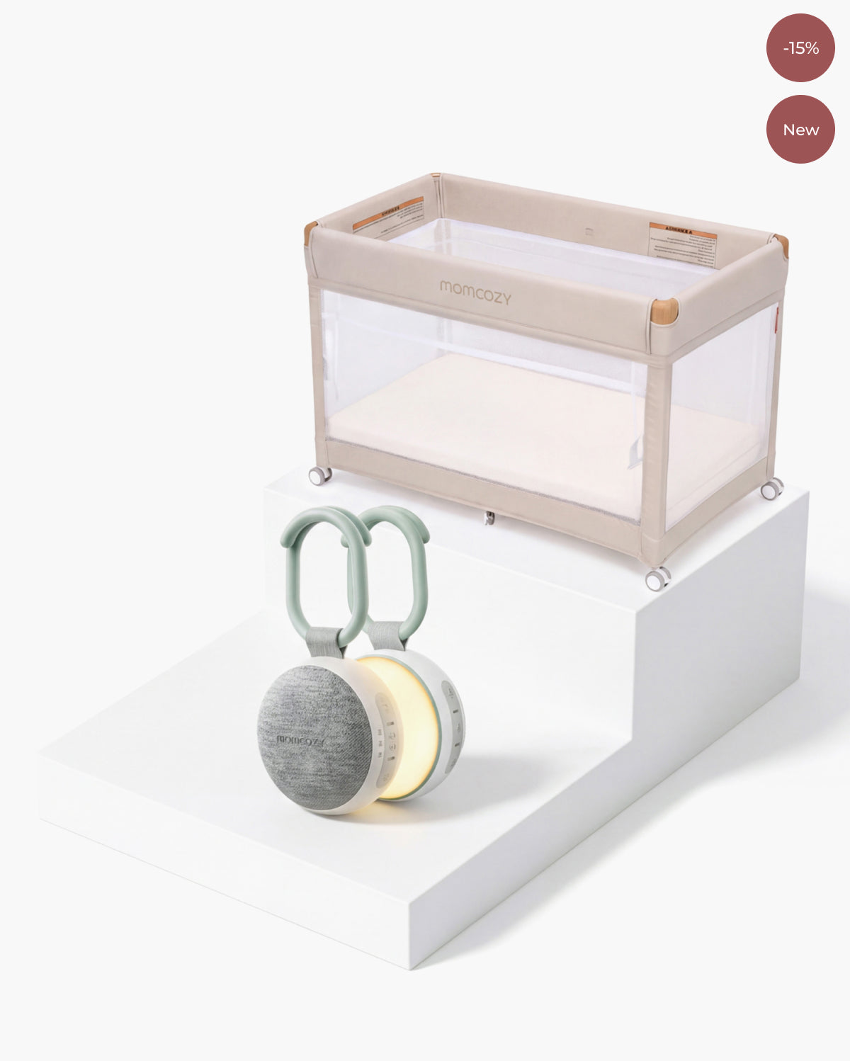 Momcozy Kosz na Pieluchy z Potrójnym Uszczelnieniem