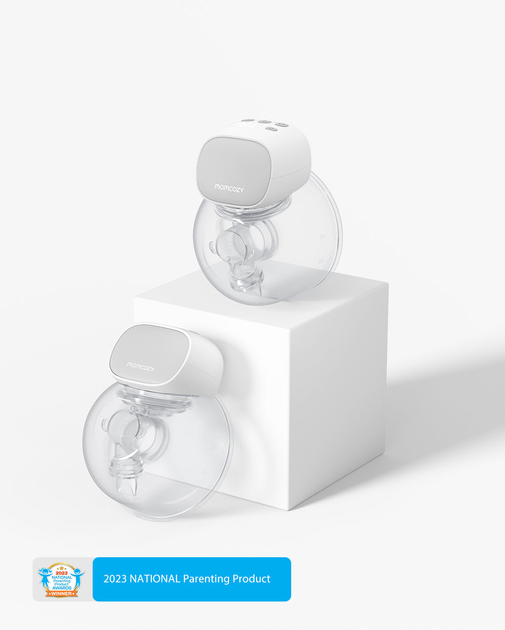 Momcozy Double Wearable M1, LCD Hands-Free Breast Pump with 3 Modes and 9  Levels, Low Noise & Painless Pumping, Portable All-in-One Breastfeeding  Breast Pump, 27mm (2 Count, Grey) in Dubai - UAE