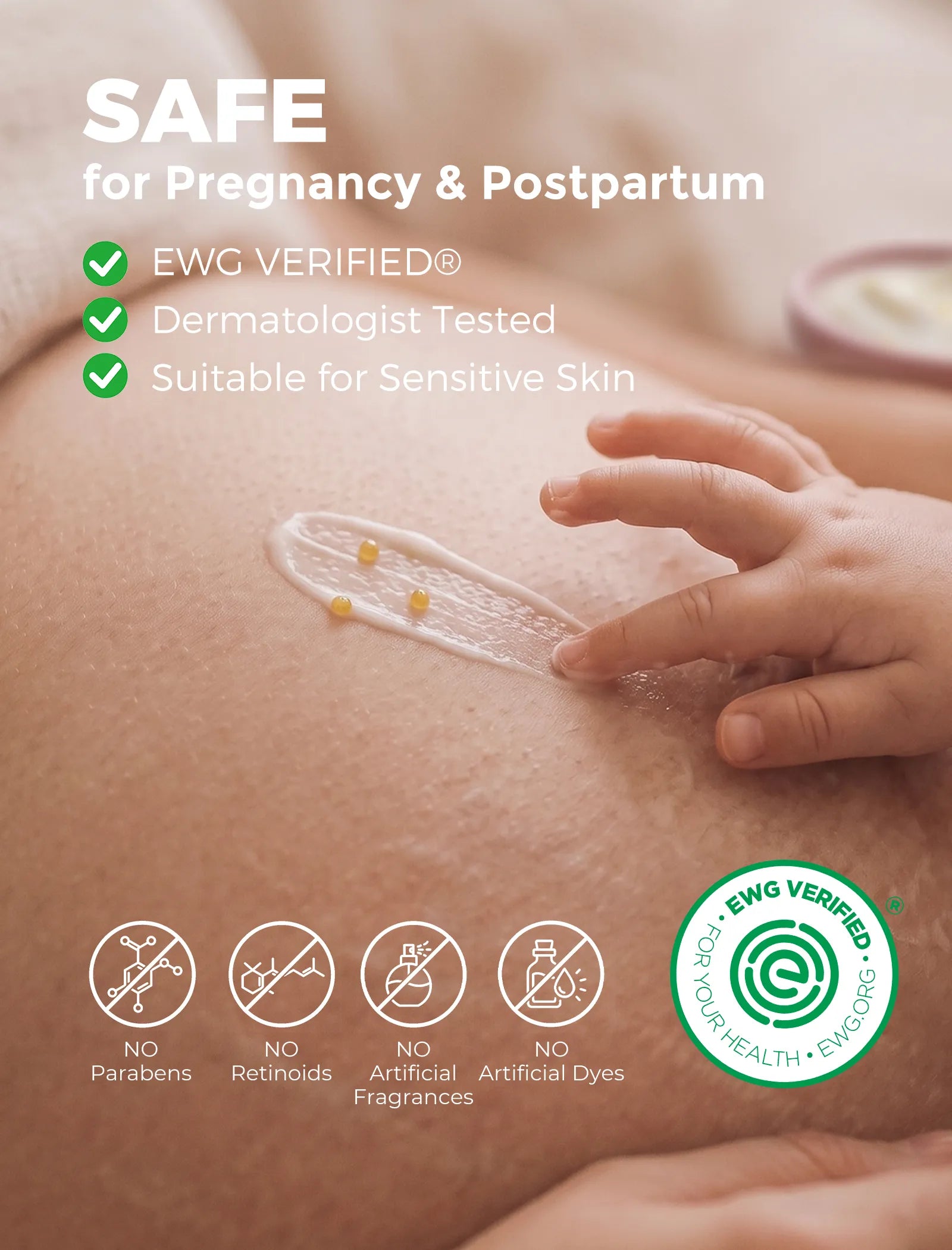 Momcozy Pro-Collagen Belly Firming Moisturizer Stretch Mark Cream