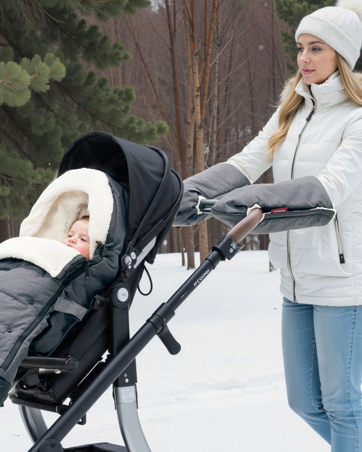 hot mom stroller winter kit Momcozy Warm Stroller Hand Muff