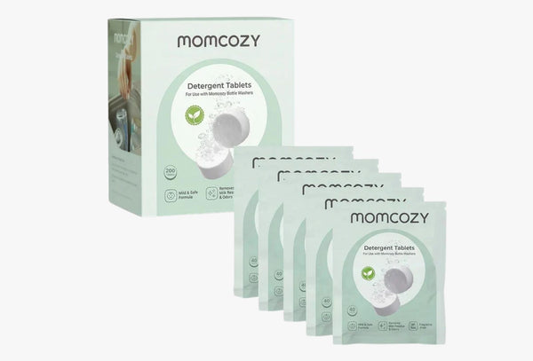 Momcozy Detergent Tablets for Baby Bottle Washer, 200 Tablets