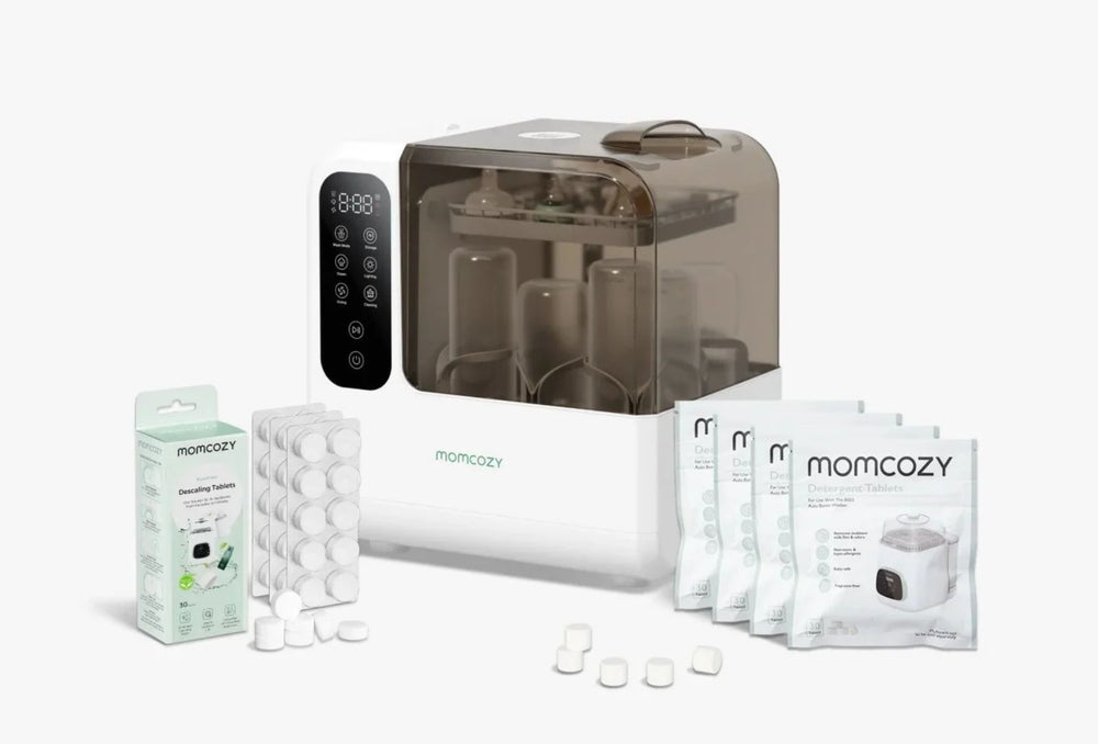 Cleaning Bundle: DeepClean Baby Bottle Washer(D8)  + 120 Cleaning & 30 Descaling Tablets