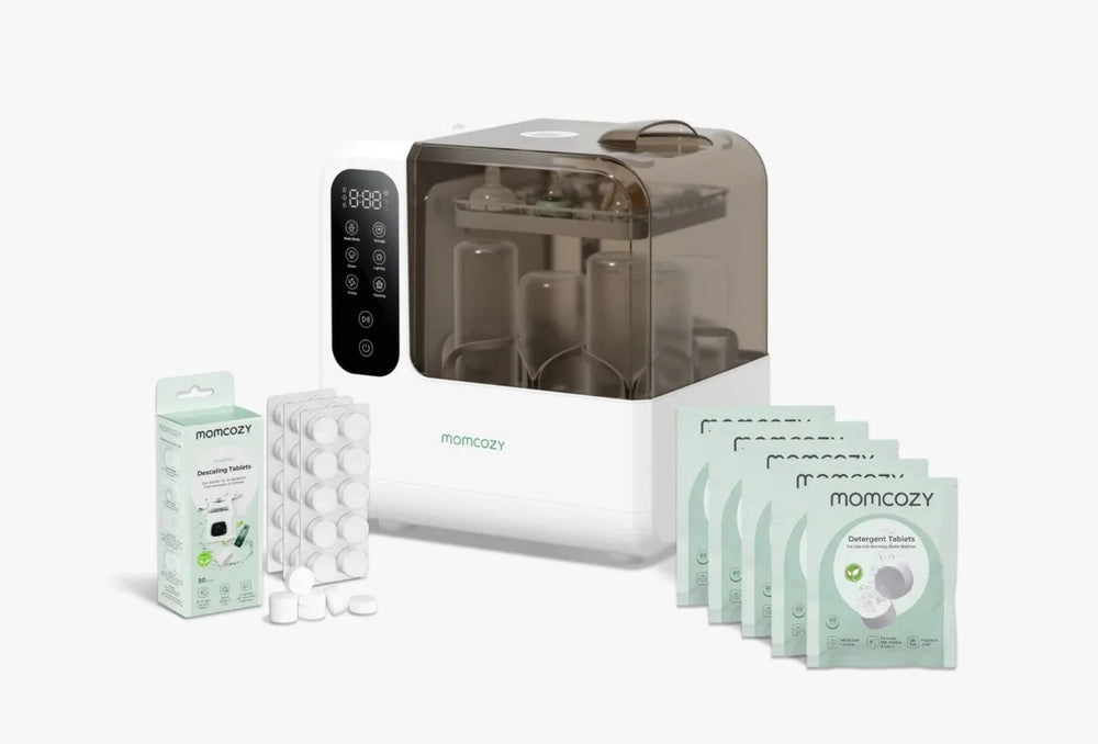Cleaning Bundle: DeepClean Baby Bottle Washer(D8)  + 200 Cleaning & 30 Descaling Tablets