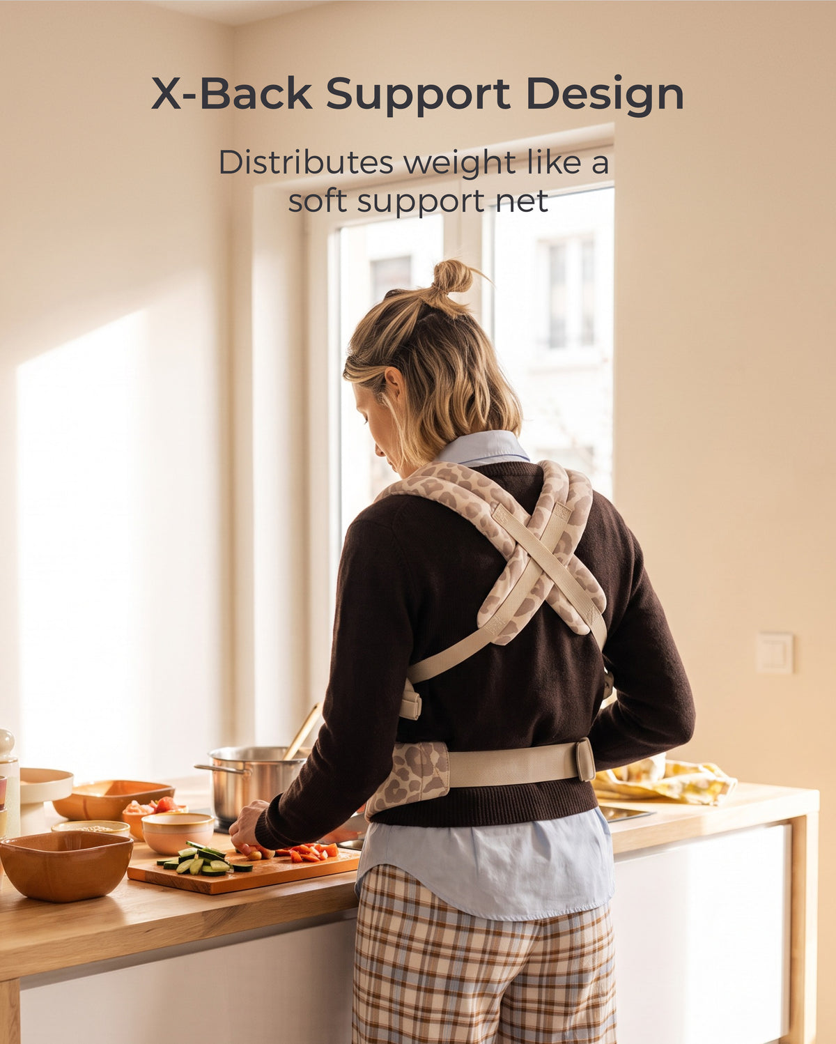 Porte-bébé Momcozy PureHug - Ergonomique, confortable & léger