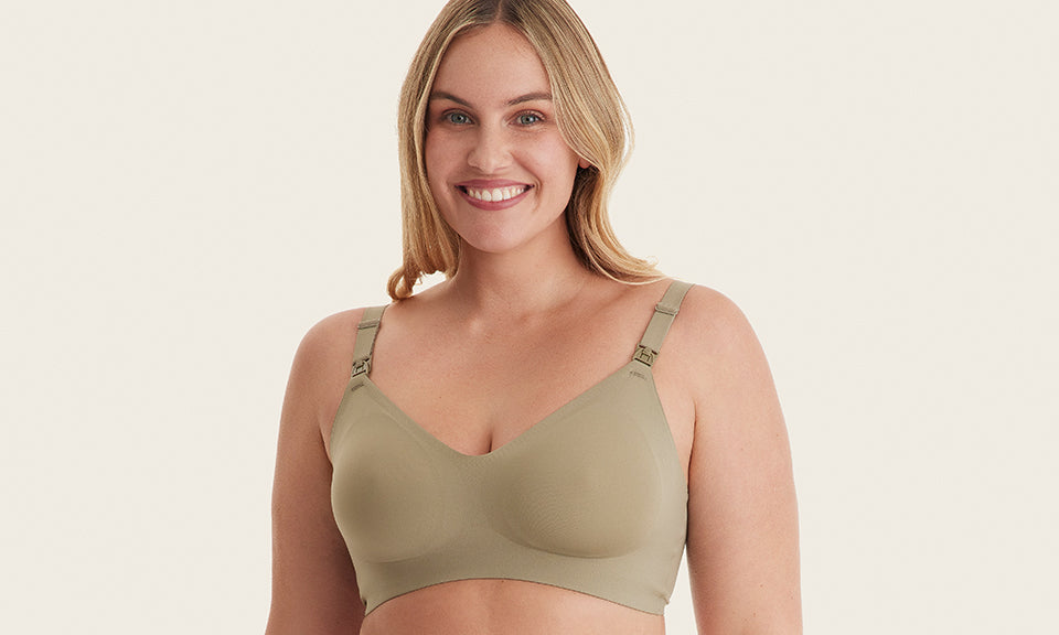 Momcozy Seamless Nursing Bra for Women (Choose Your Color & Size