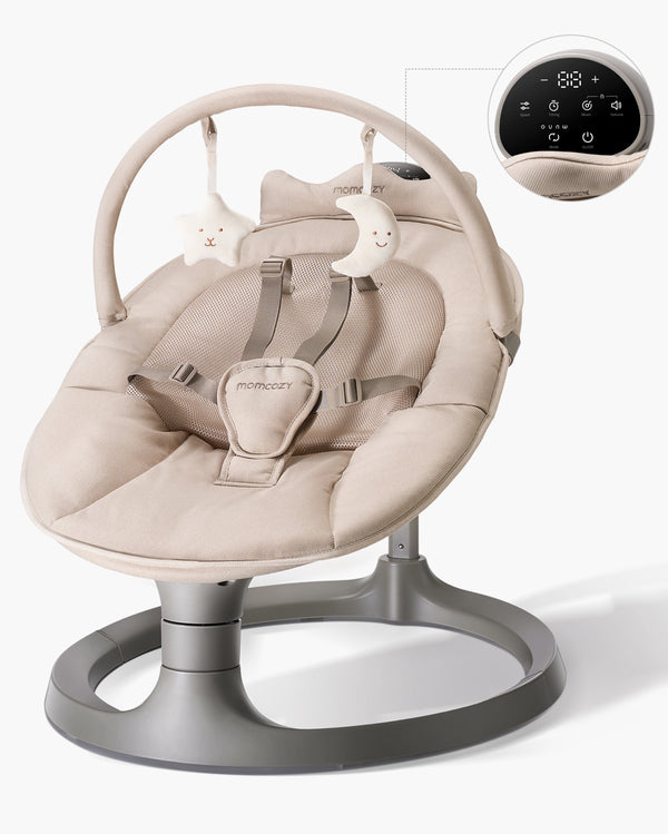 Momcozy 2-in-1 Electric Baby Swing