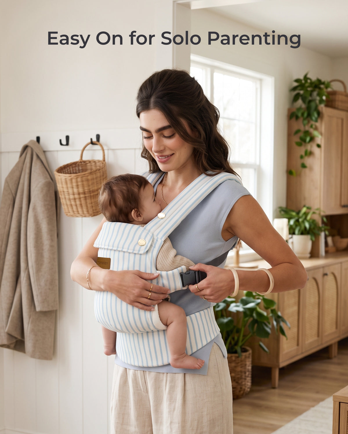 Porte-bébé Momcozy PureHug - Ergonomique, confortable & léger