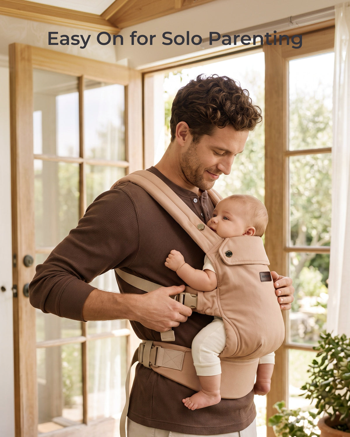 Porte-bébé Momcozy PureHug - Ergonomique, confortable & léger